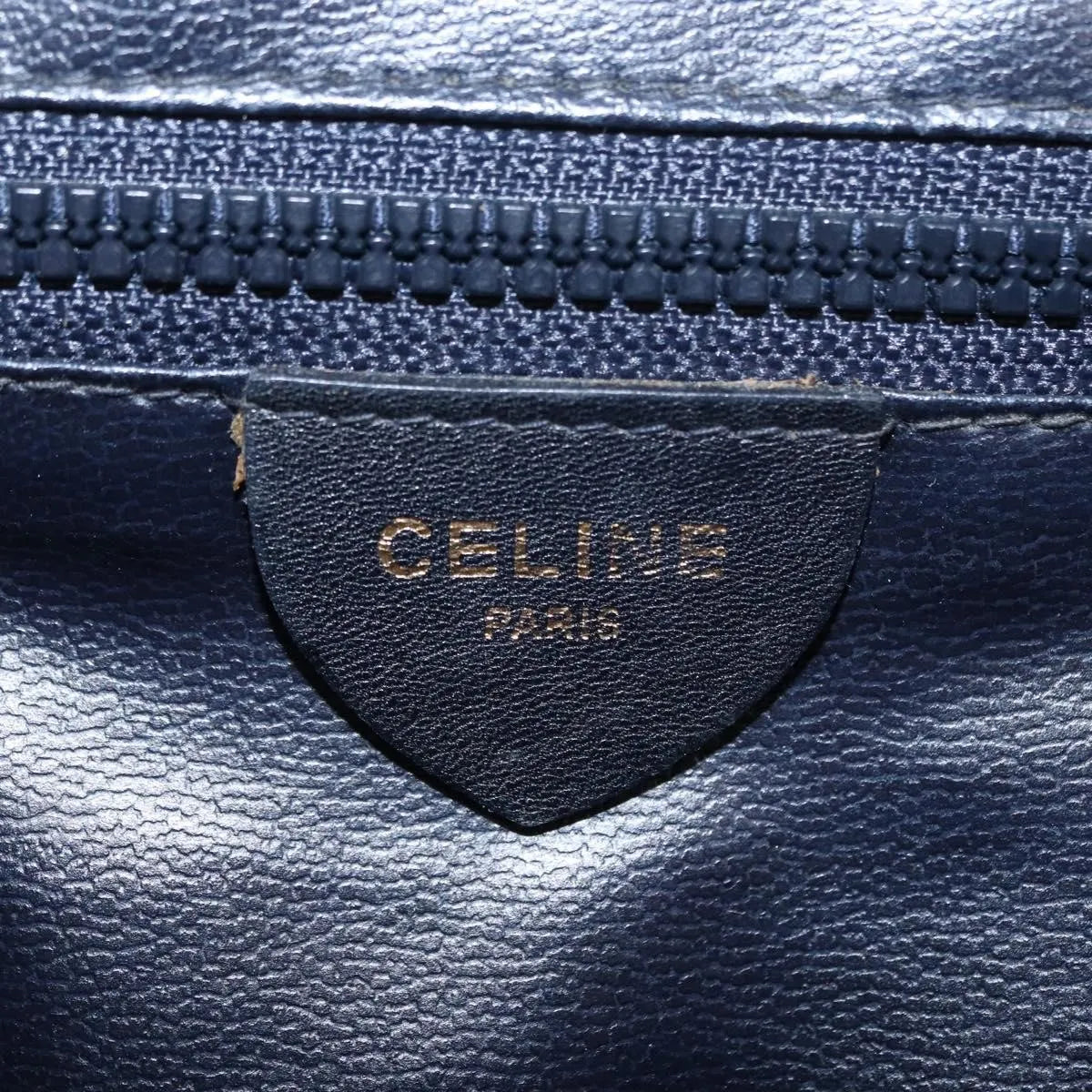 Celine Vintage Macadam Canvas And Leather Black Canvas Shoulder Bag Bag (Pre-Owned)