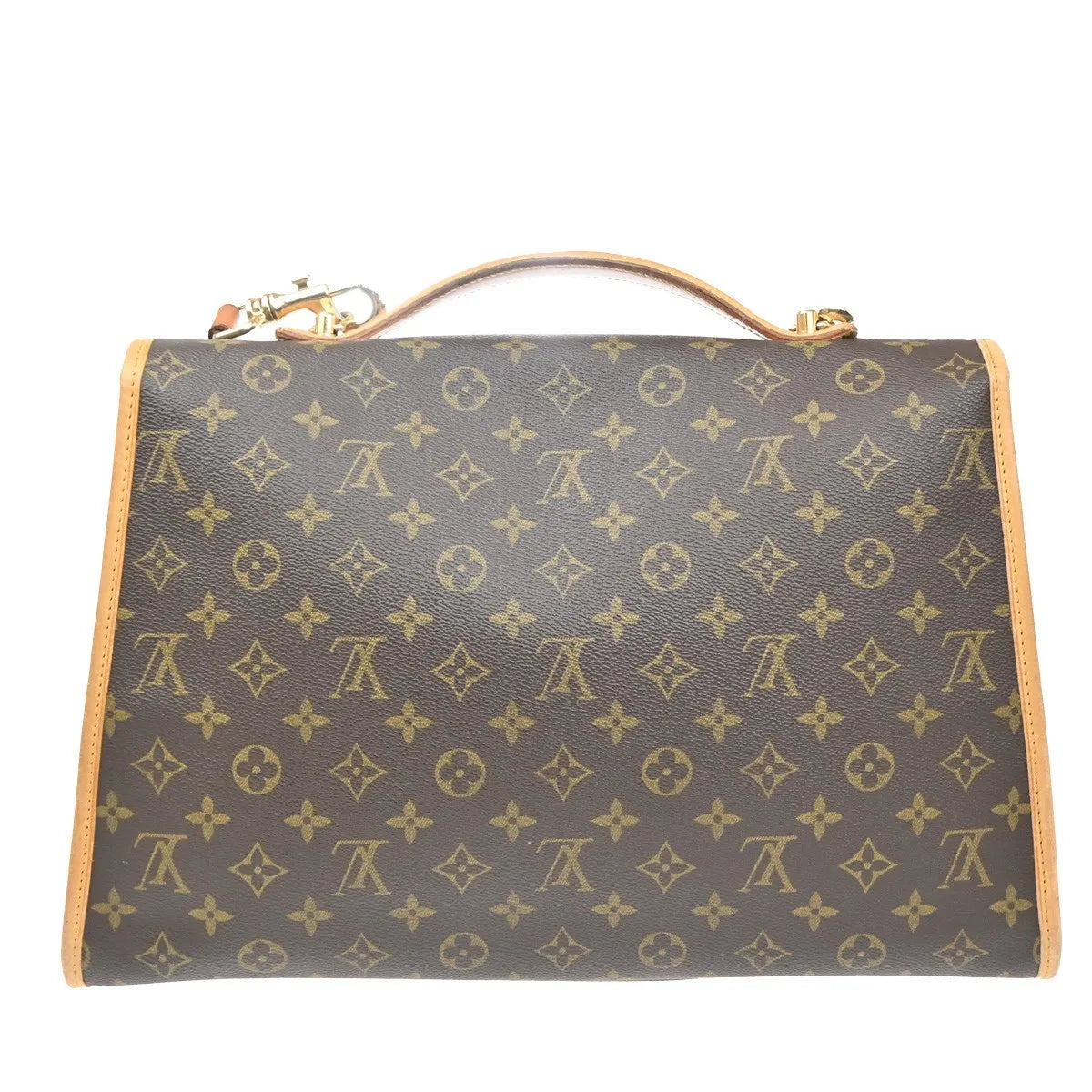 Louis Vuitton Beverly Briefcase Monogram Canvas Brown Canvas Briefcase Bag (Pre-Owned)