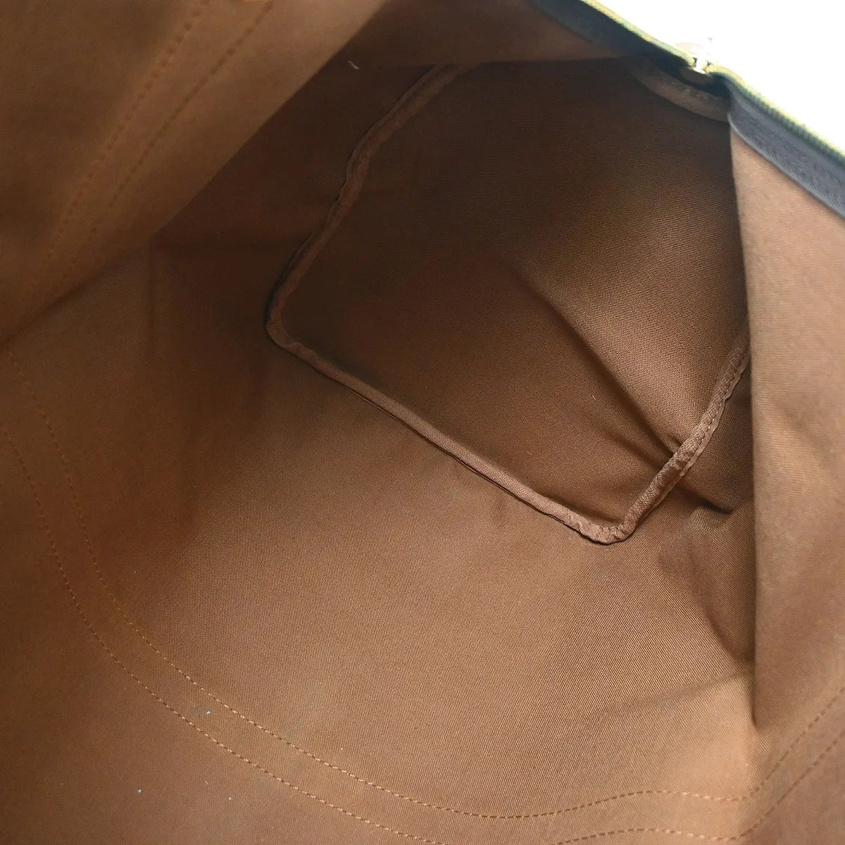 Louis Vuitton Keepall Bag Monogram Canvas Brown Canvas Travel Bag Bag (Pre-Owned)