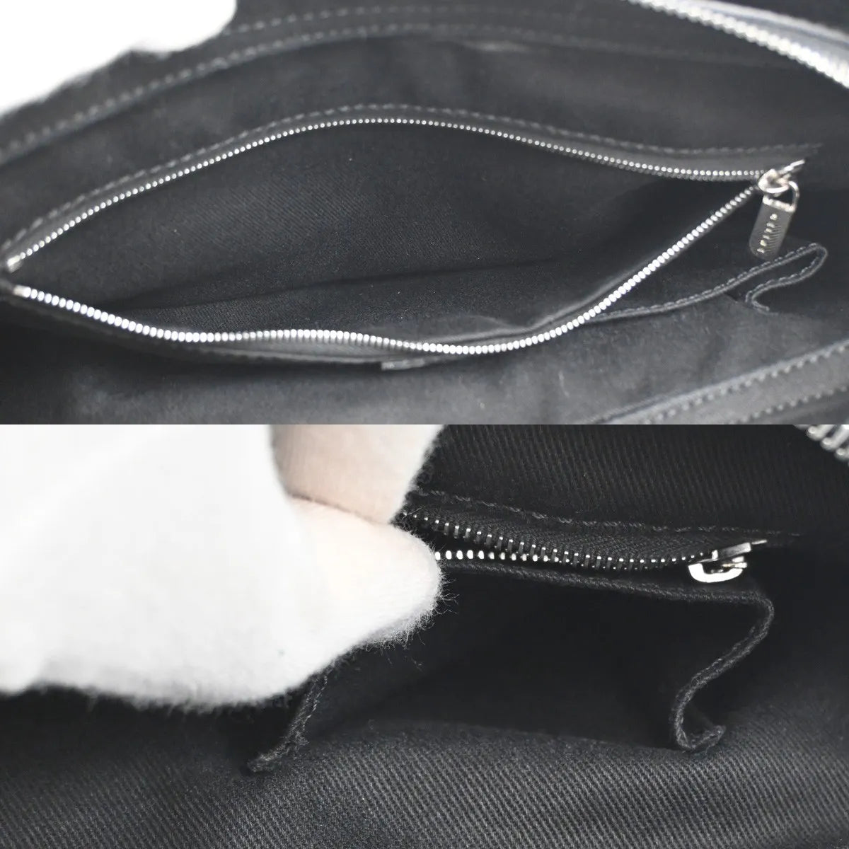 Celine C Macadam Suede Black Suede Shoulder Bag Bag (Pre-Owned)