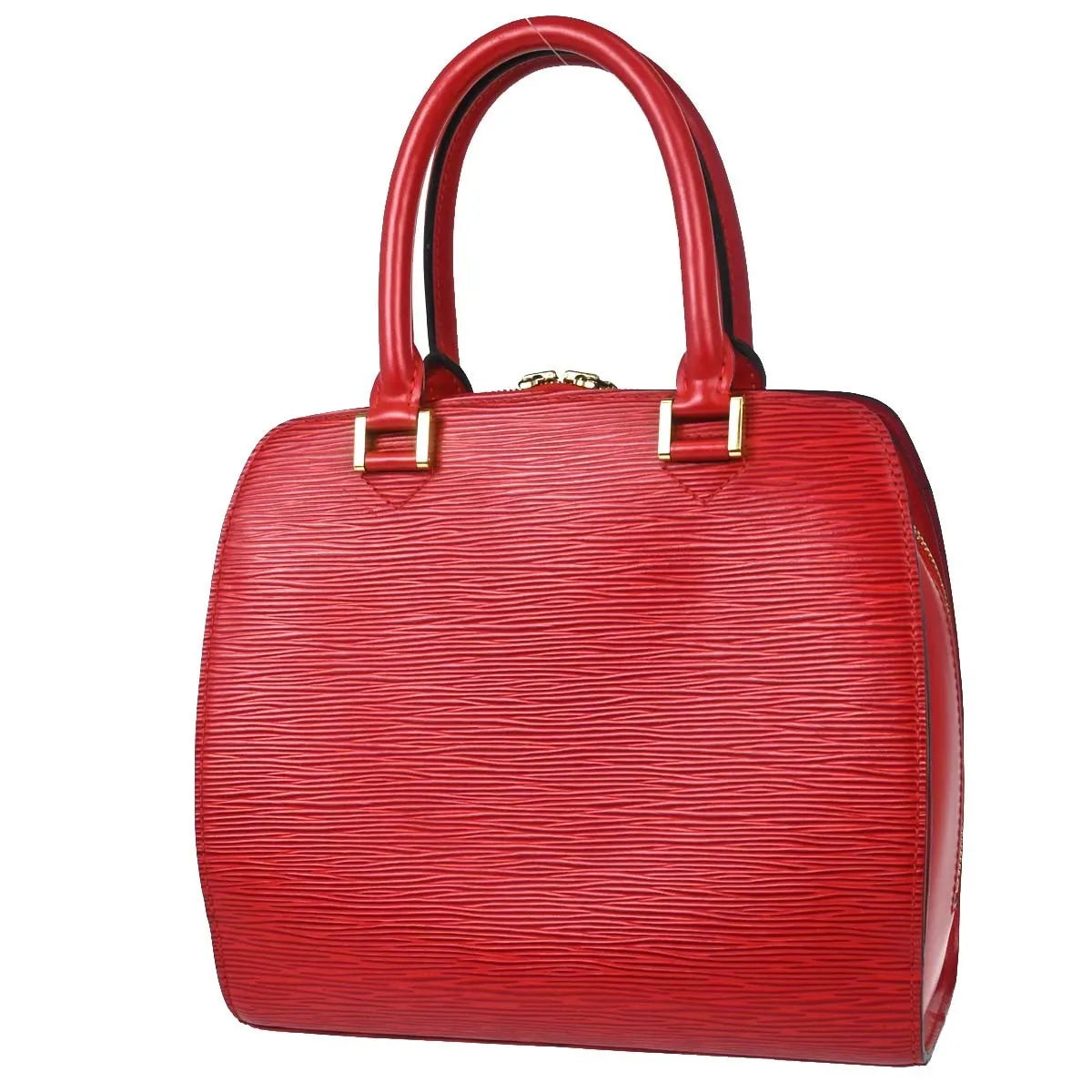 Louis Vuitton Pont Neuf Epi Red Leather Handbag (Pre-Owned)