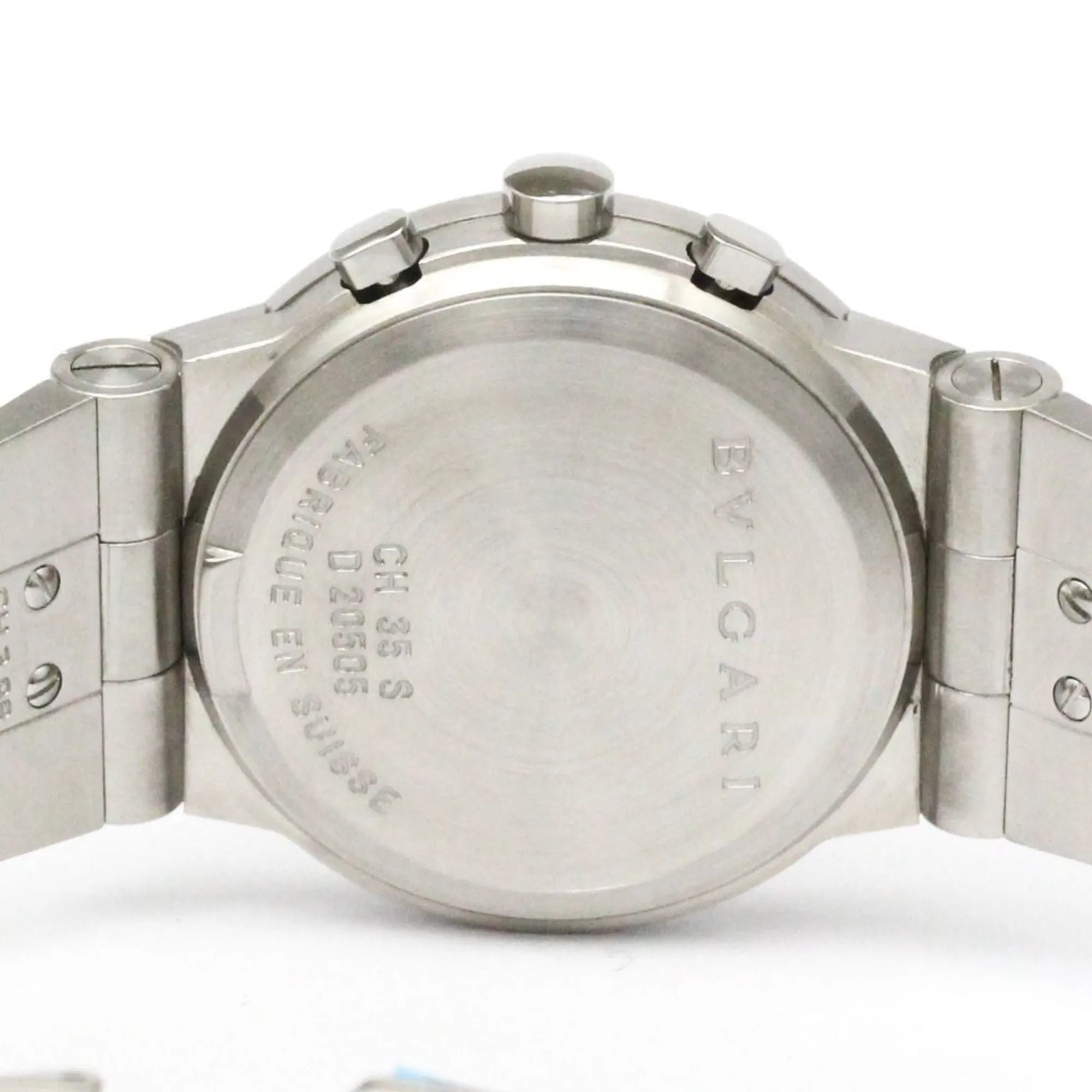 Bvlgari Diagono Chronograph Quartz Stainless Steel Watch (Pre-Owned)