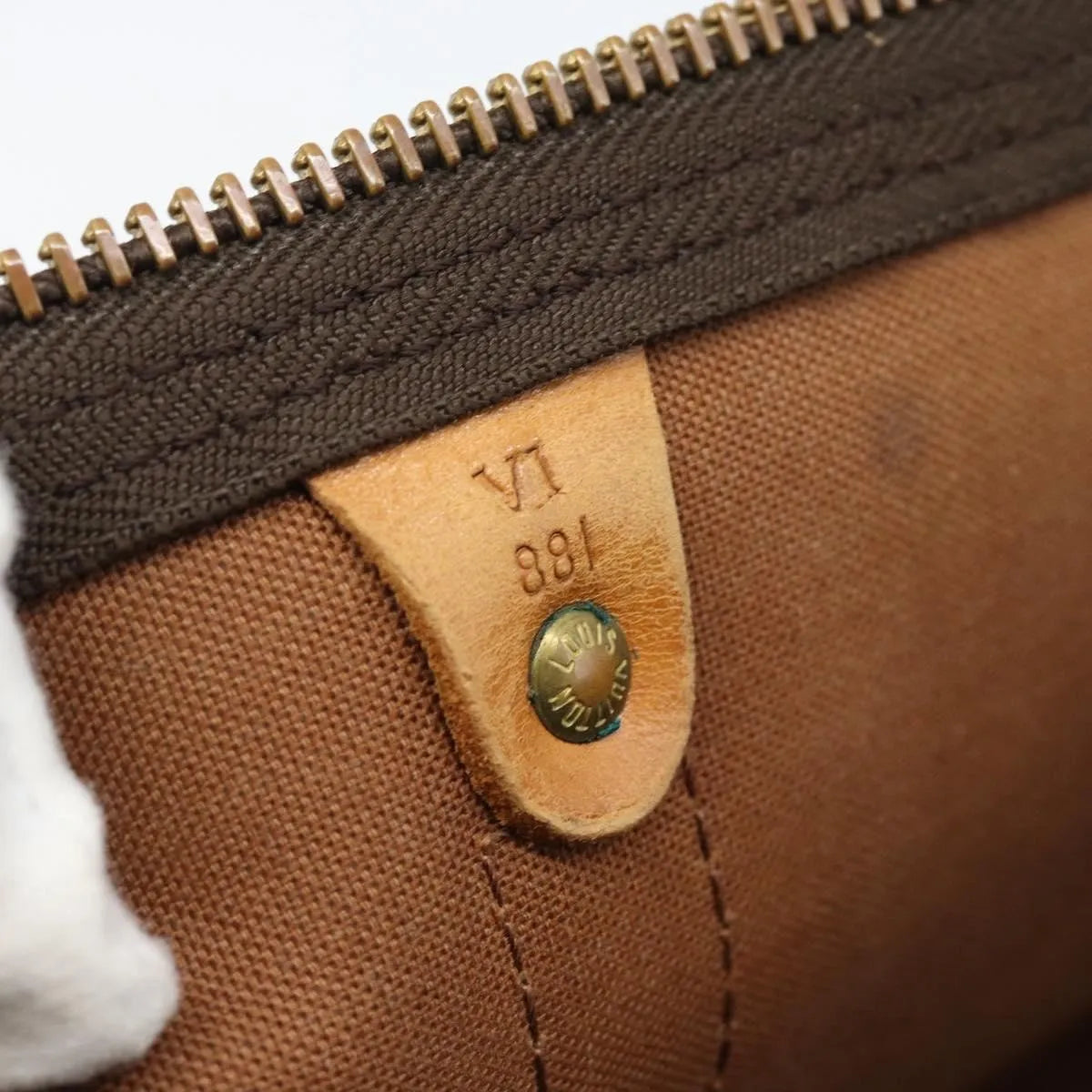 Louis Vuitton Keepall Monogram Brown Canvas Travel Bag Bag (Pre-Owned)