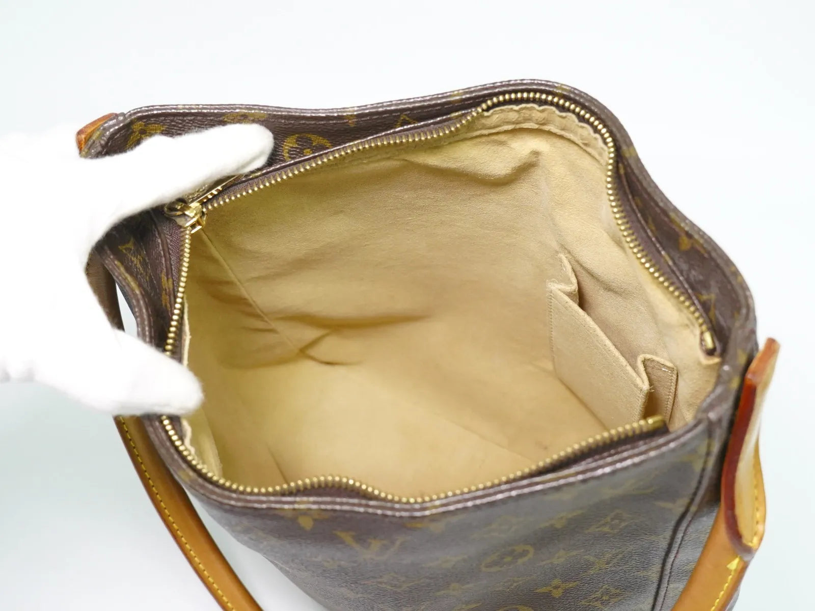 Louis Vuitton Monogram Looping Monogram Canvas Brown Canvas Shoulder Bag Bag (Pre-Owned)