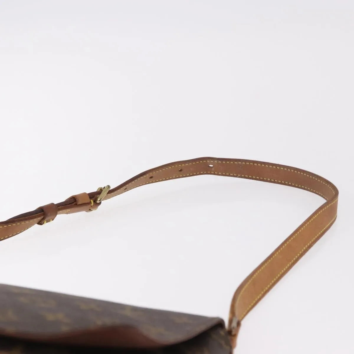 Louis Vuitton Musette Tango Monogram Canvas Brown Canvas Shoulder Bag Bag (Pre-Owned)