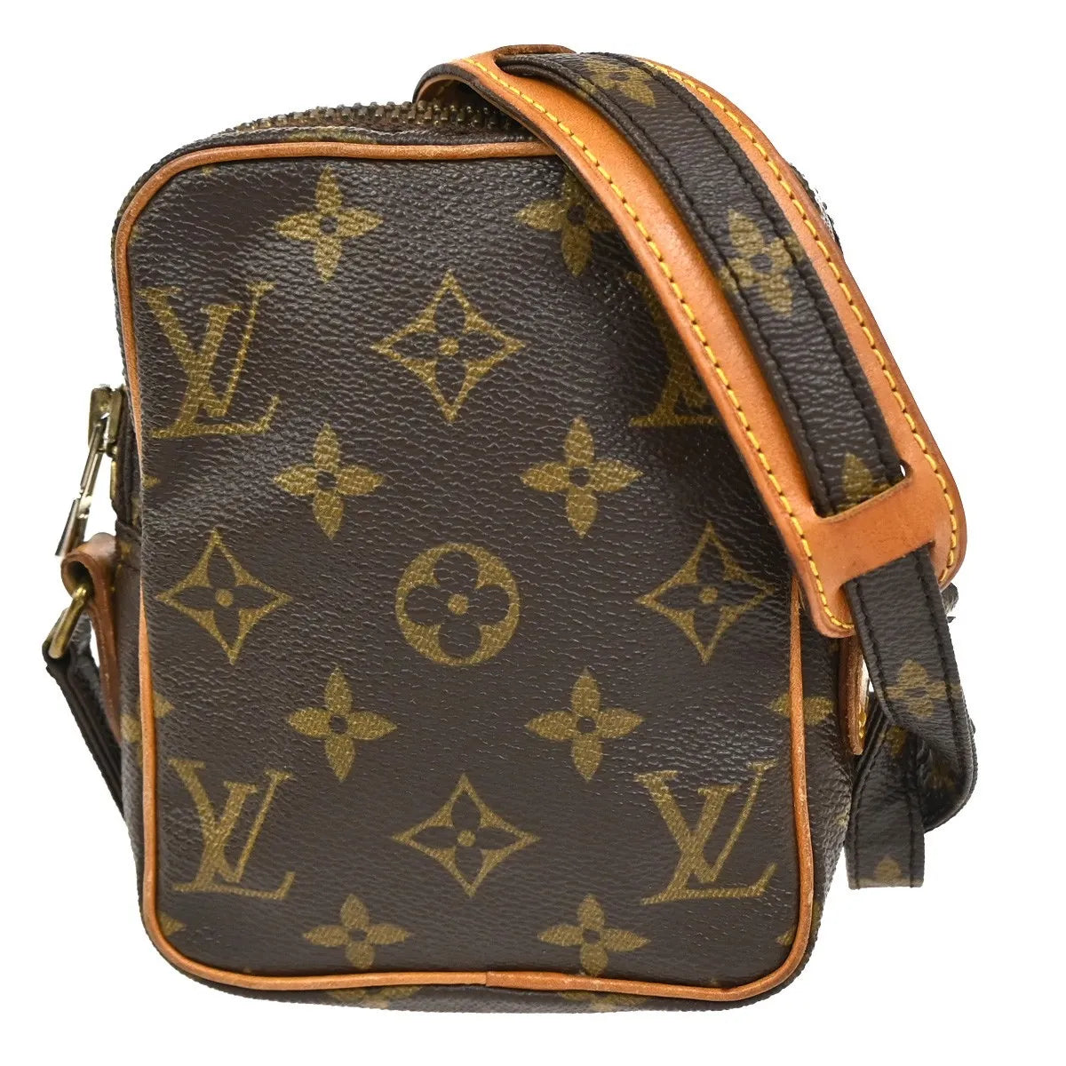 Louis Vuitton Danube Monogram Brown Canvas Shoulder Bag Bag (Pre-Owned)