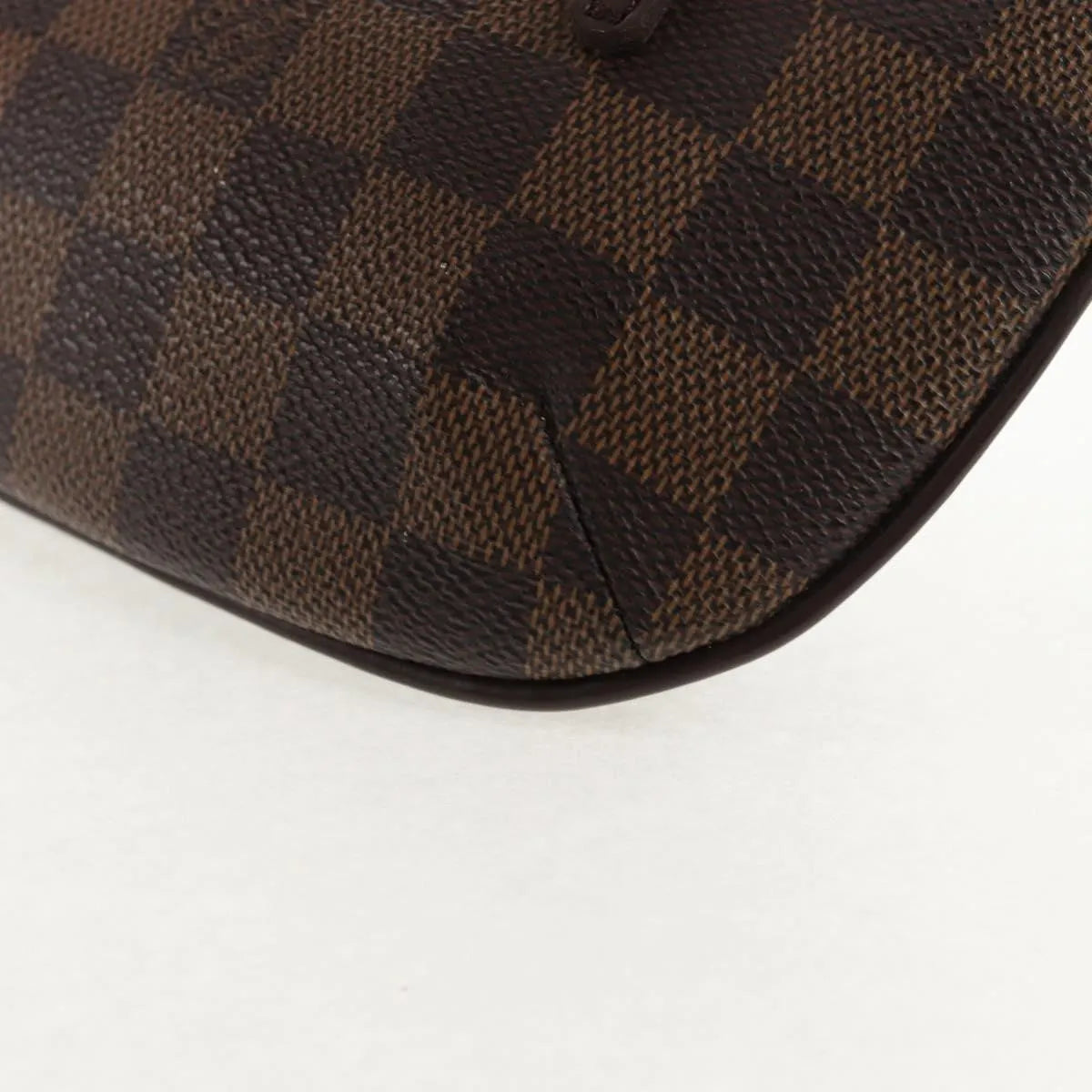 Louis Vuitton Manosque Pochette Damier Brown Canvas Clutche & Pouche Bag (Pre-Owned)