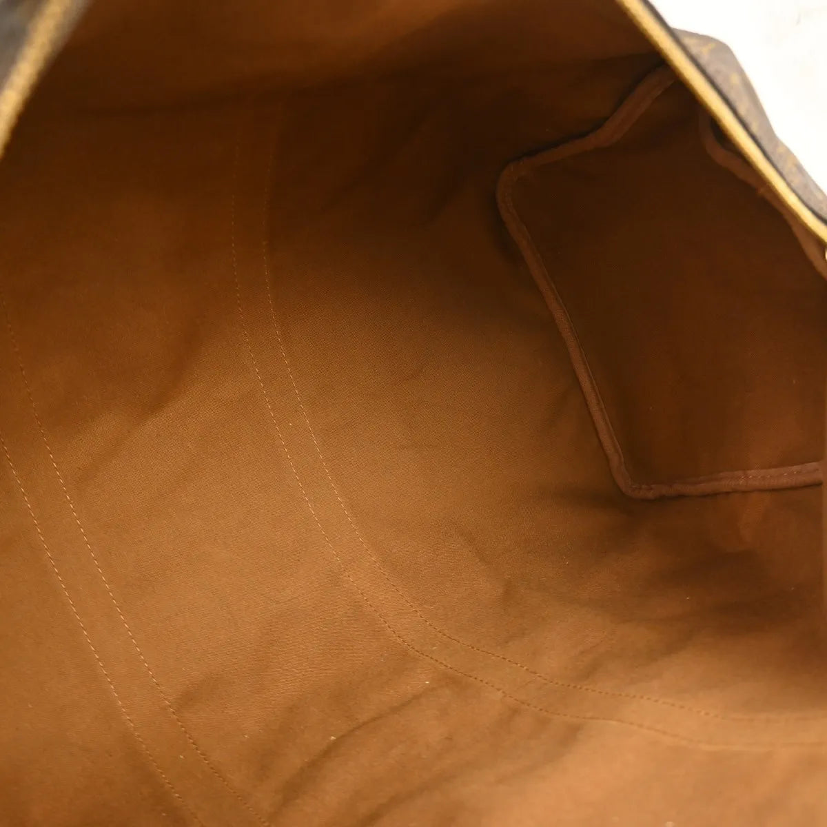 Louis Vuitton Keepall Monogram Brown Canvas Travel Bag Bag (Pre-Owned)