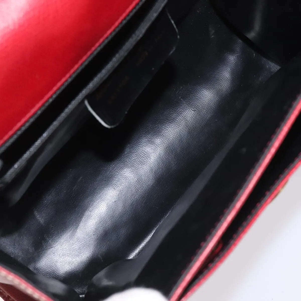 Salvatore Ferragamo Vintage Leather Red Leather Shoulder Bag Bag (Pre-Owned)