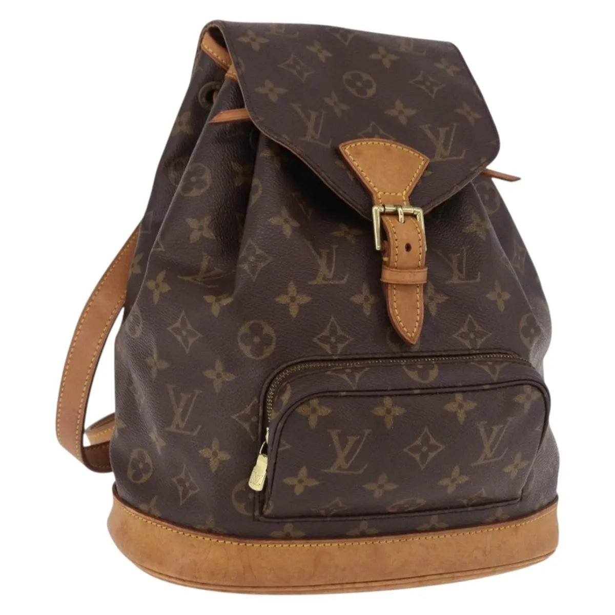 Louis Vuitton Montsouris Monogram Brown Canvas Backpack Bag (Pre-Owned)