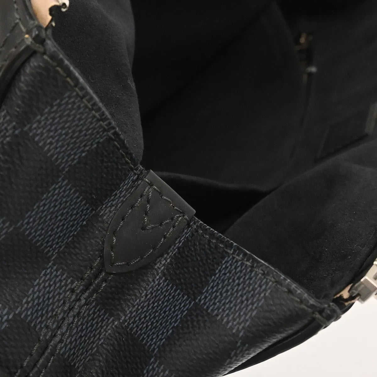 Louis Vuitton Greenwich Messenger Damier Cobalt Black Canvas Shoulder Bag Bag (Pre-Owned)