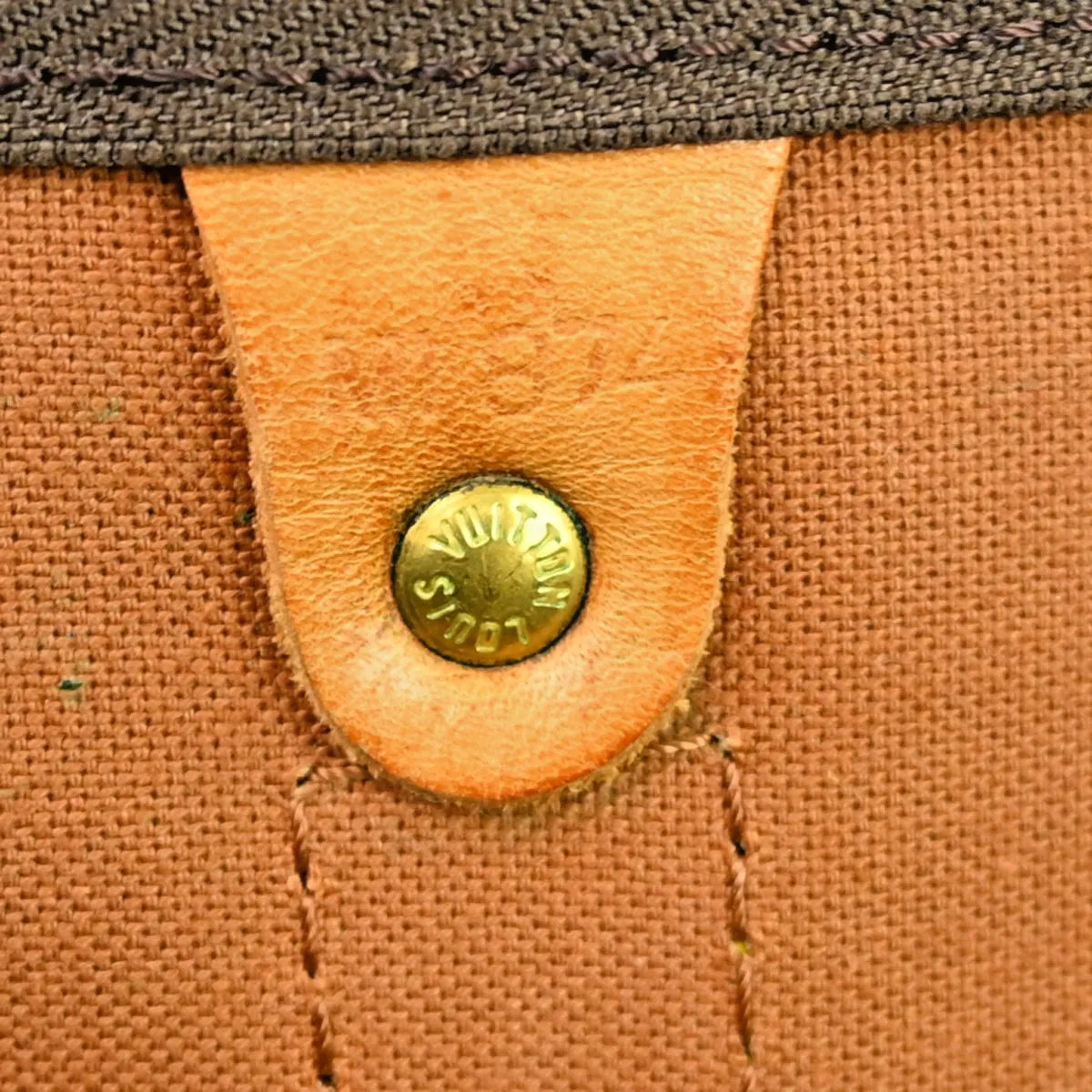 Louis Vuitton Keepall Monogram Canvas Brown Canvas Travel Bag Bag (Pre-Owned)