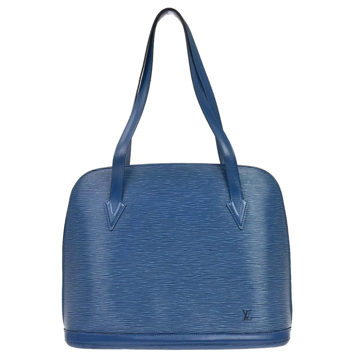 Louis Vuitton Lussac Epi Leather Blue Leather Shoulder Bag Bag (Pre-Owned)