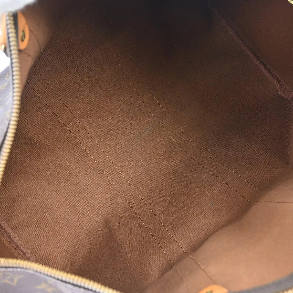 Louis Vuitton Keepall Monogram Canvas Brown Canvas Travel Bag Bag (Pre-Owned)