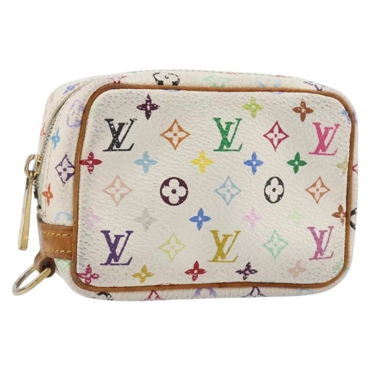 Louis Vuitton Wapity Trousse Monogram Multicolor White Canvas Clutche & Pouche Bag (Pre-Owned)
