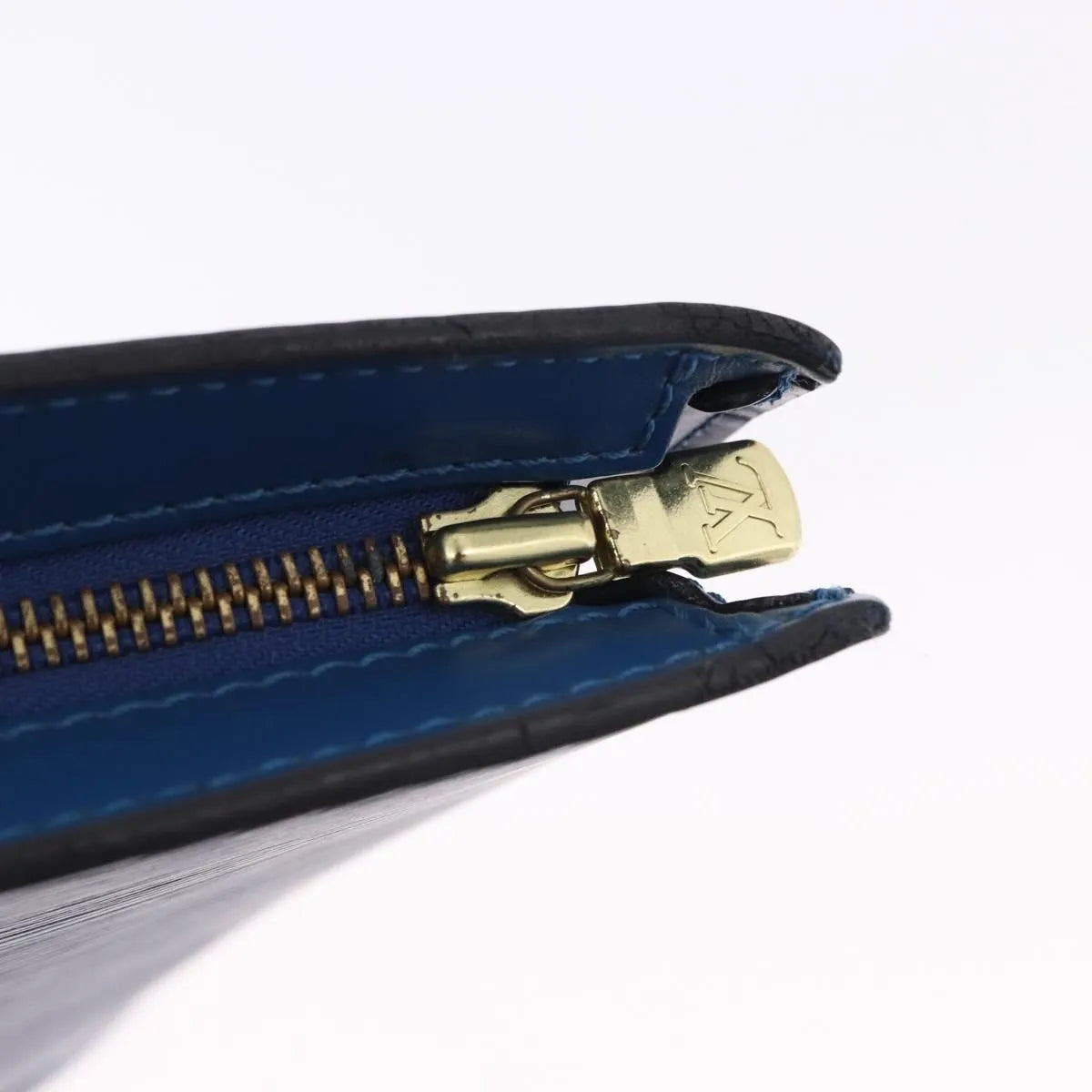 Louis Vuitton Saint Jacques Epi Blue Leather Handbag (Pre-Owned)