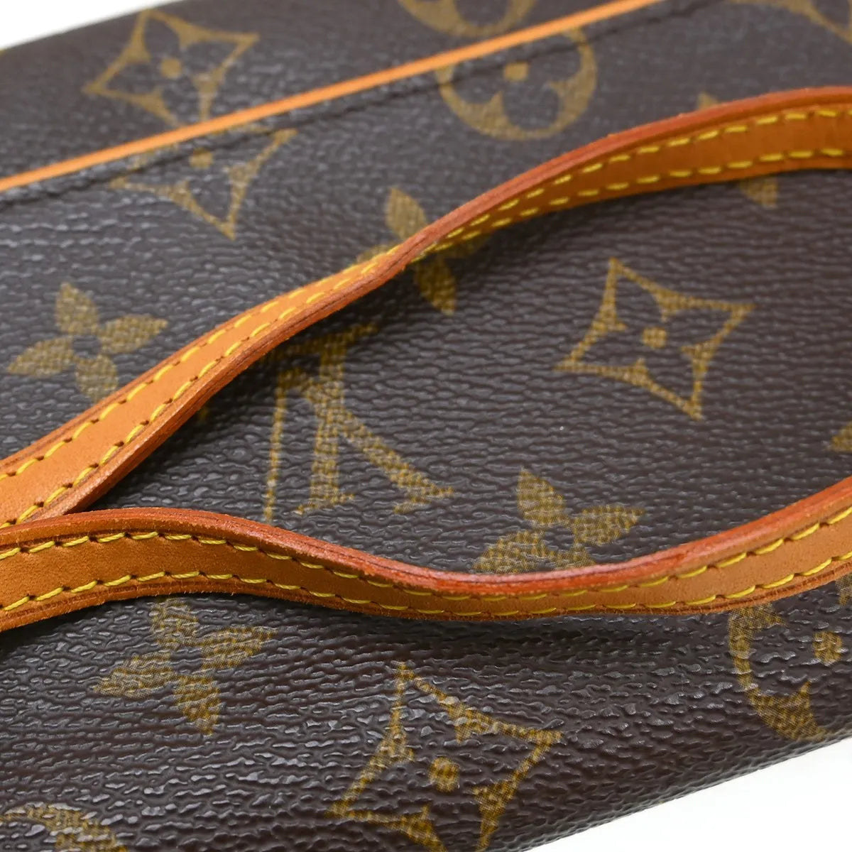 Louis Vuitton Twin Monogram Canvas Brown Canvas Clutche & Pouche Bag (Pre-Owned)