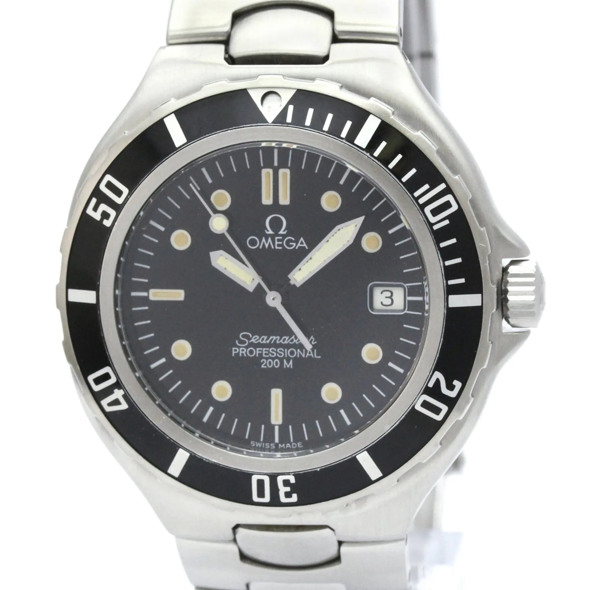Omega Seamaster Professional 200 Pre Bond Chronometer Quartz Stainless Steel Watch (Pre-Owned)