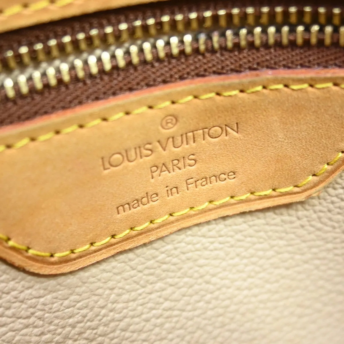Louis Vuitton Petit Bucket Bag Monogram Canvas Brown Canvas Tote Bag Bag (Pre-Owned)