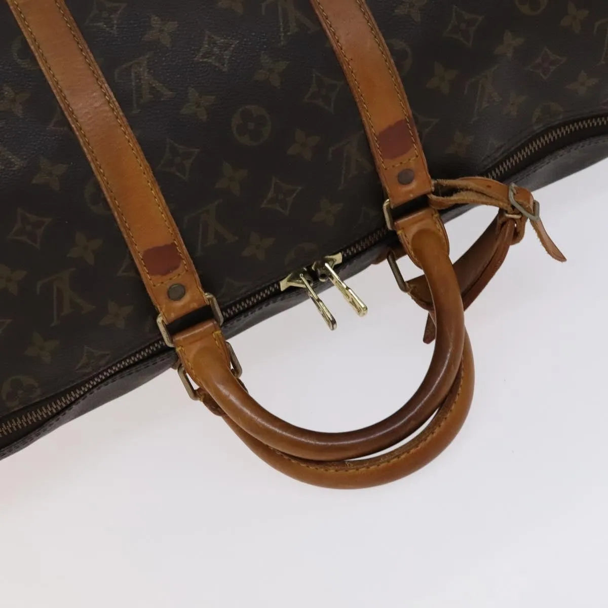 Louis Vuitton Keepall Monogram Canvas Brown Canvas Travel Bag Bag (Pre-Owned)