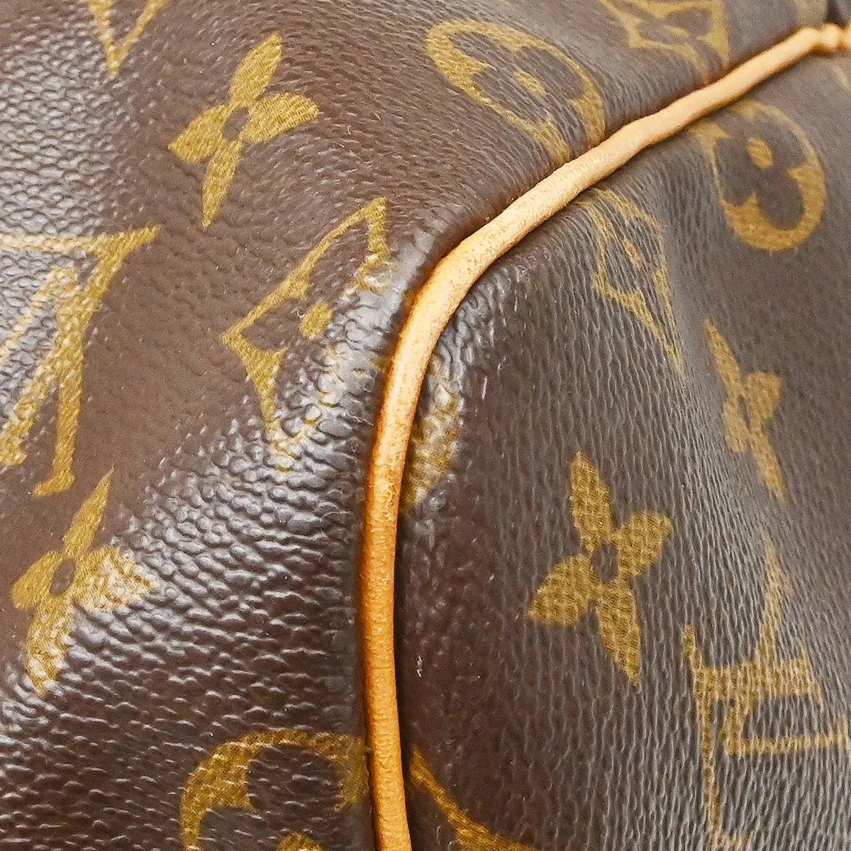Louis Vuitton Keepall Bandouliere Bag Monogram Canvas Brown Canvas Travel Bag Bag (Pre-Owned)