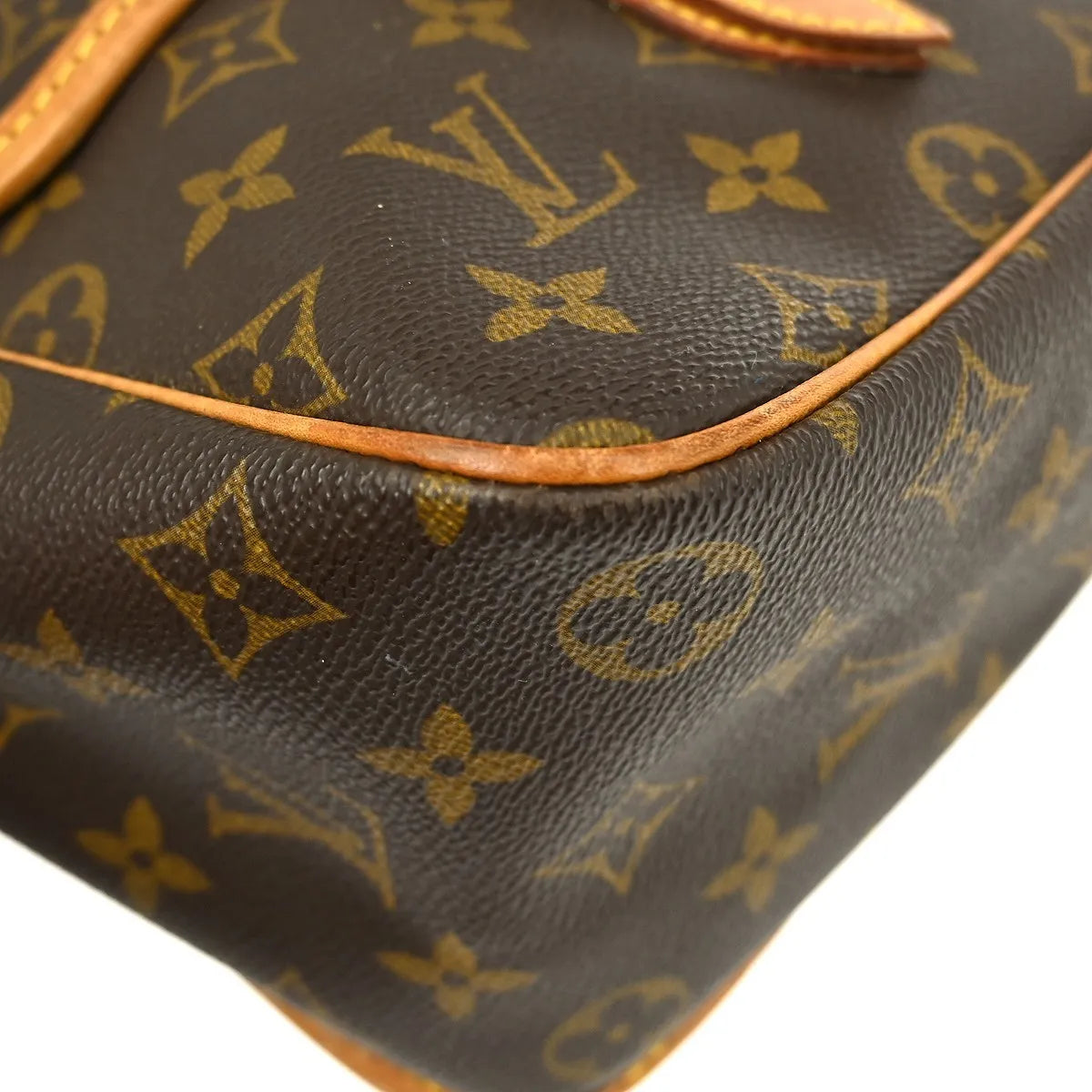 Louis Vuitton Sac Gibeciere Messenger Monogram Canvas Brown Canvas Shoulder Bag Bag (Pre-Owned)