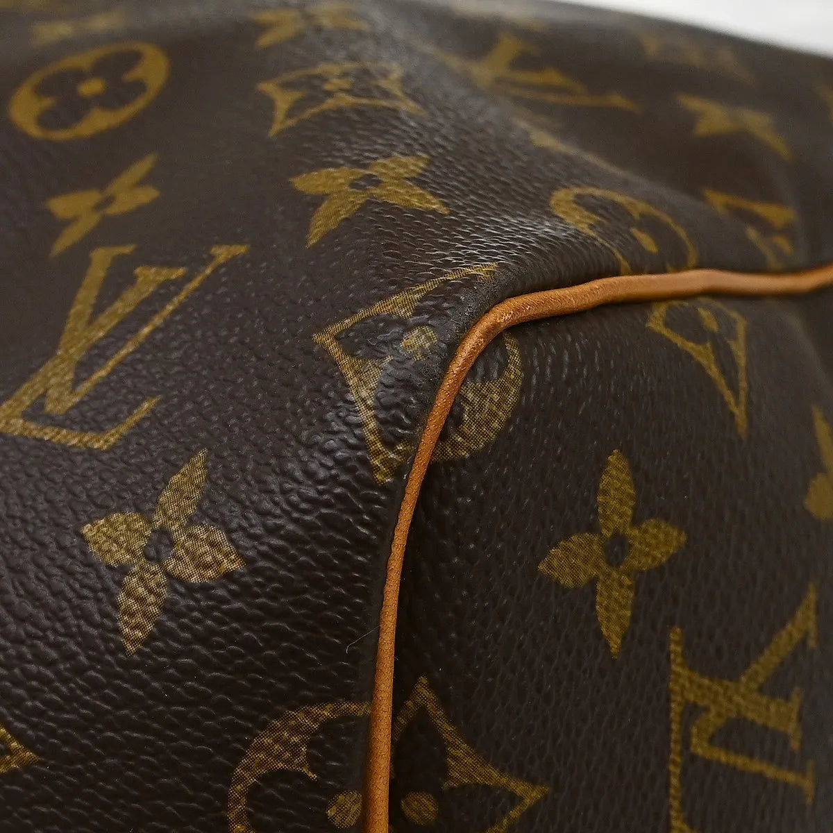 Louis Vuitton Keepall Bandouliere Monogram Canvas Brown Canvas Travel Bag Bag (Pre-Owned)
