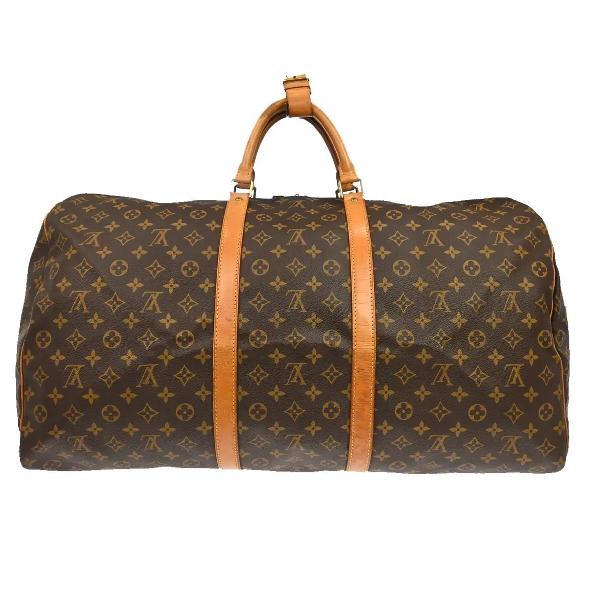 Louis Vuitton Keepall Monogram Canvas Brown Canvas Travel Bag Bag (Pre-Owned)