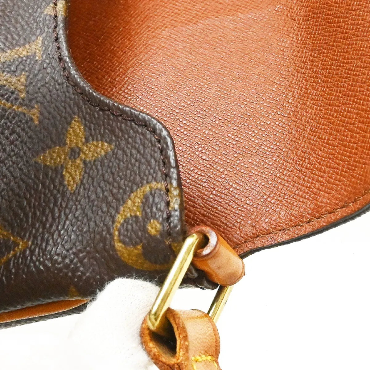 Louis Vuitton Musette Tango Monogram Canvas Brown Canvas Shoulder Bag Bag (Pre-Owned)