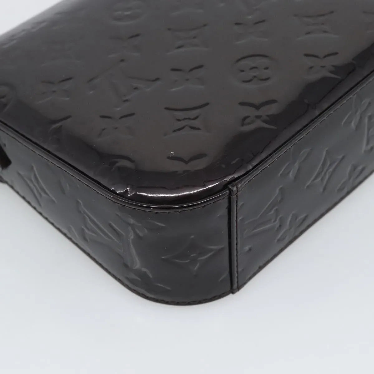 Louis Vuitton Rodeo Drive Monogram Vernis Black Patent_Leather Handbag (Pre-Owned)