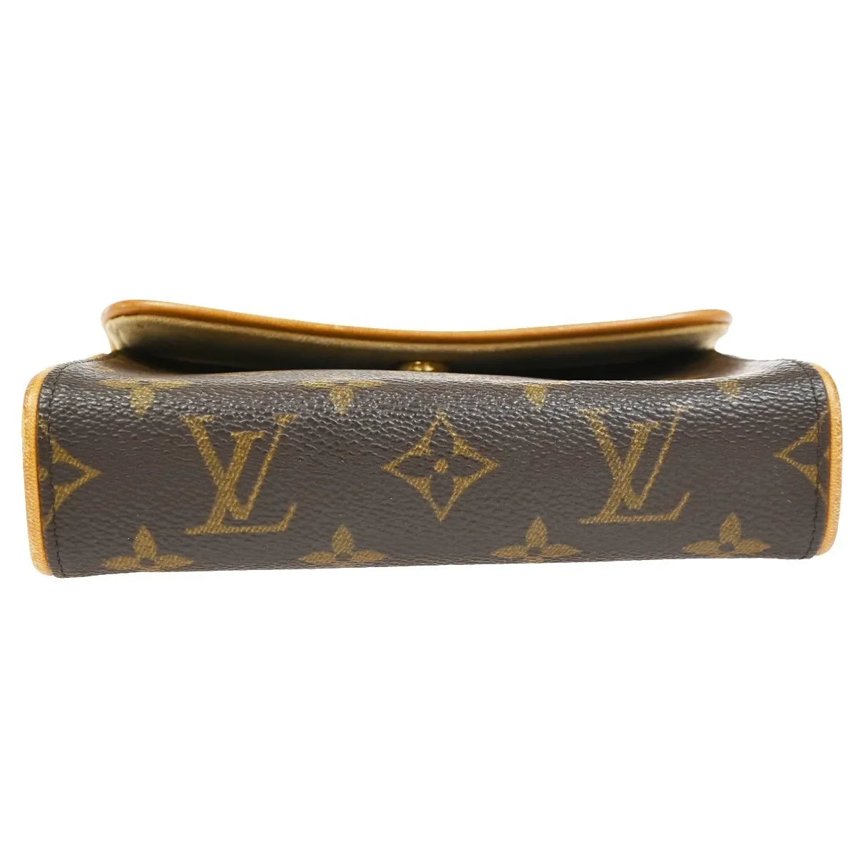 Louis Vuitton Florentine Waist Bag Monogram Brown Canvas Clutche & Pouche Bag (Pre-Owned)