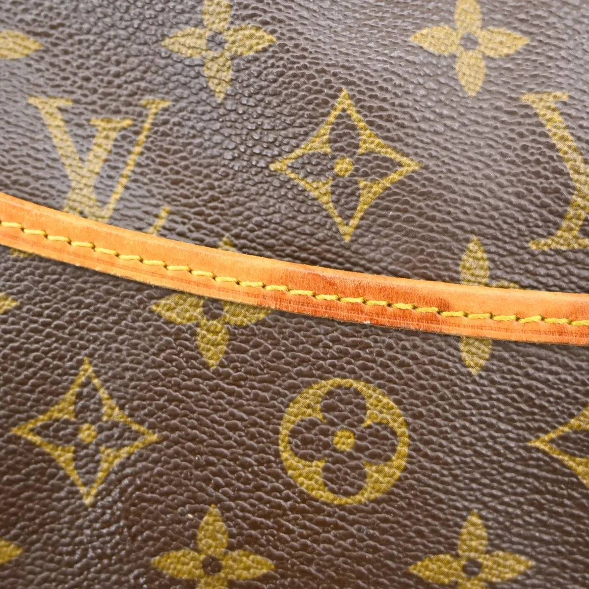 Louis Vuitton Deauville Monogram Canvas Brown Canvas Handbag (Pre-Owned)