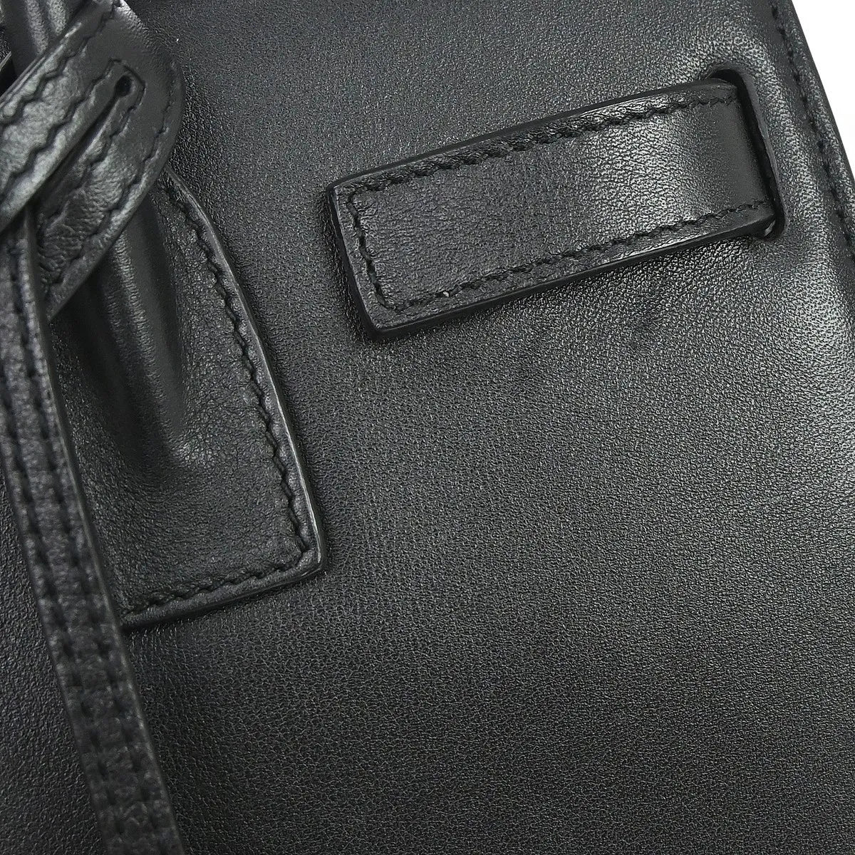 Saint Laurent Sac De Jour Leather Black Leather Handbag (Pre-Owned)