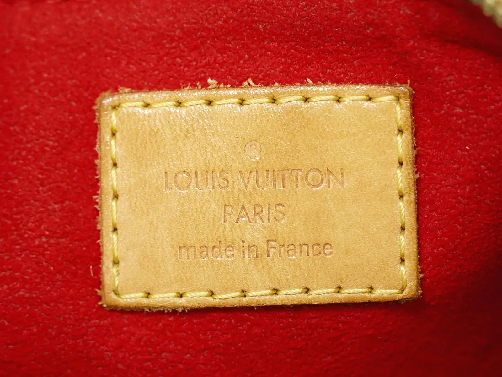 Louis Vuitton V Tote Monogram Canvas And Leather Brown Canvas Handbag (Pre-Owned)