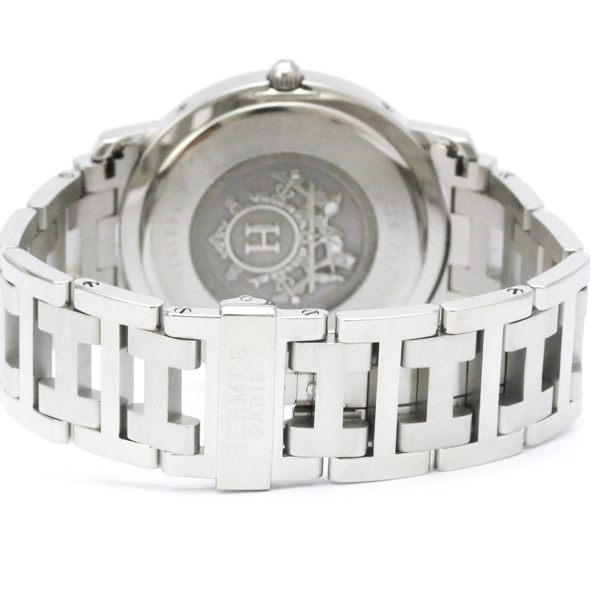 Hermes Clipper Quartz Stainless Steel Watch (Pre-Owned)