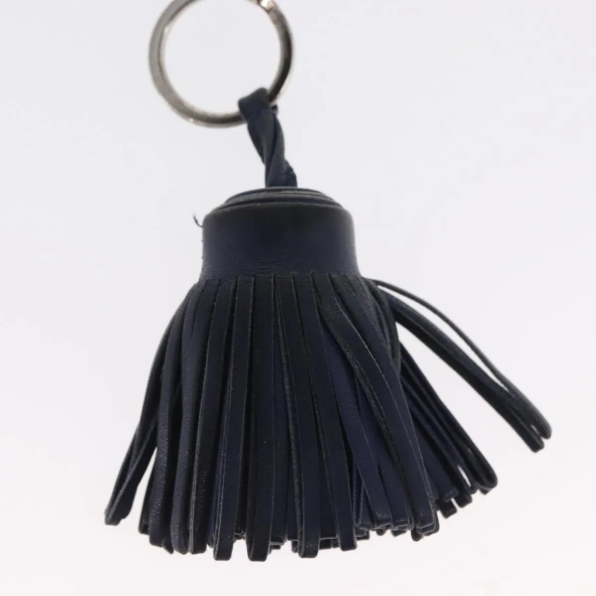 Hermes Carmen Keychain Leather Navy Leather Charms And Keychains Accessory (Pre-Owned)