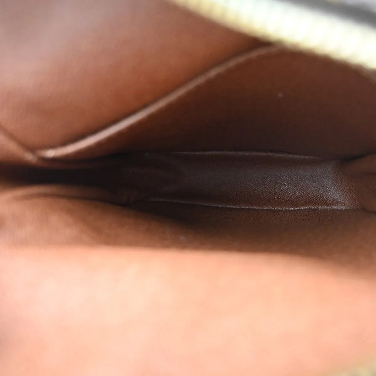 Louis Vuitton Amazone Monogram Canvas Brown Leather Shoulder Bag Bag (Pre-Owned)