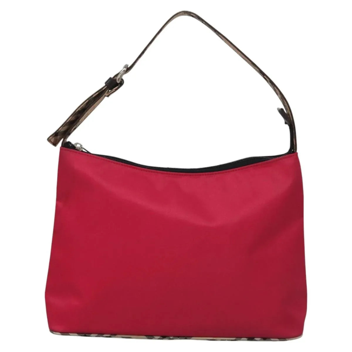 Burberry Nova Check Blue Label Nylon Pink Nylon Shoulder Bag Bag (Pre-Owned)