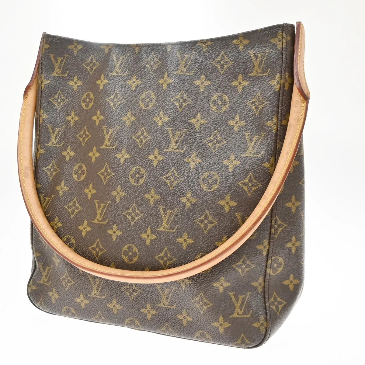 Louis Vuitton Monogram Looping Monogram Canvas Brown Canvas Handbag (Pre-Owned)