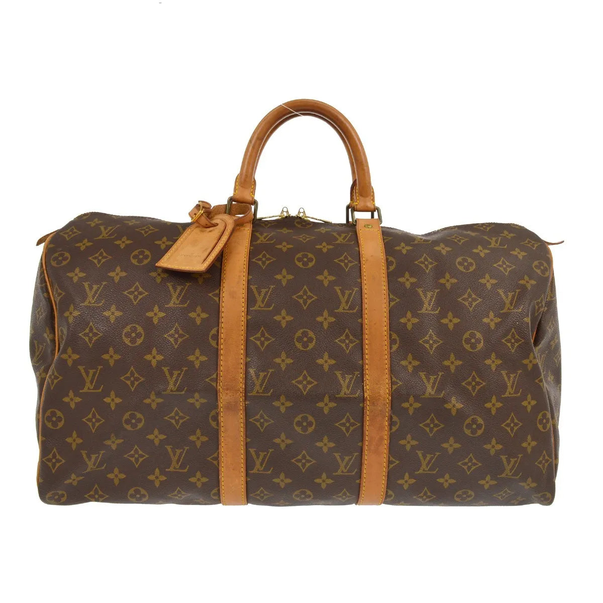 Louis Vuitton Keepall Monogram Canvas Brown Canvas Travel Bag Bag (Pre-Owned)