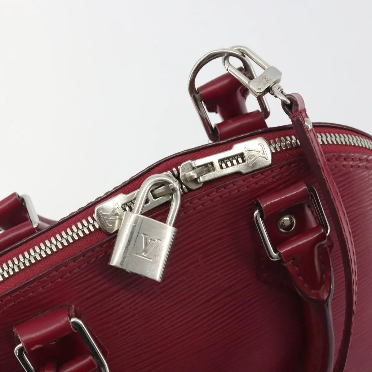 Louis Vuitton Alma Epi Pink Leather Handbag (Pre-Owned)