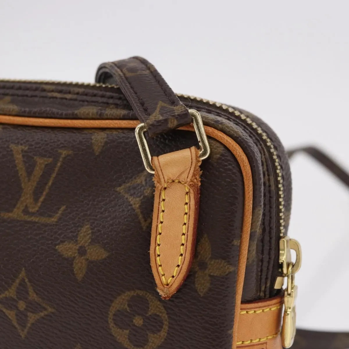 Louis Vuitton Pochette Marly Bandouliere Bag Monogram Canvas Brown Canvas Clutche & Pouche Bag (Pre-Owned)