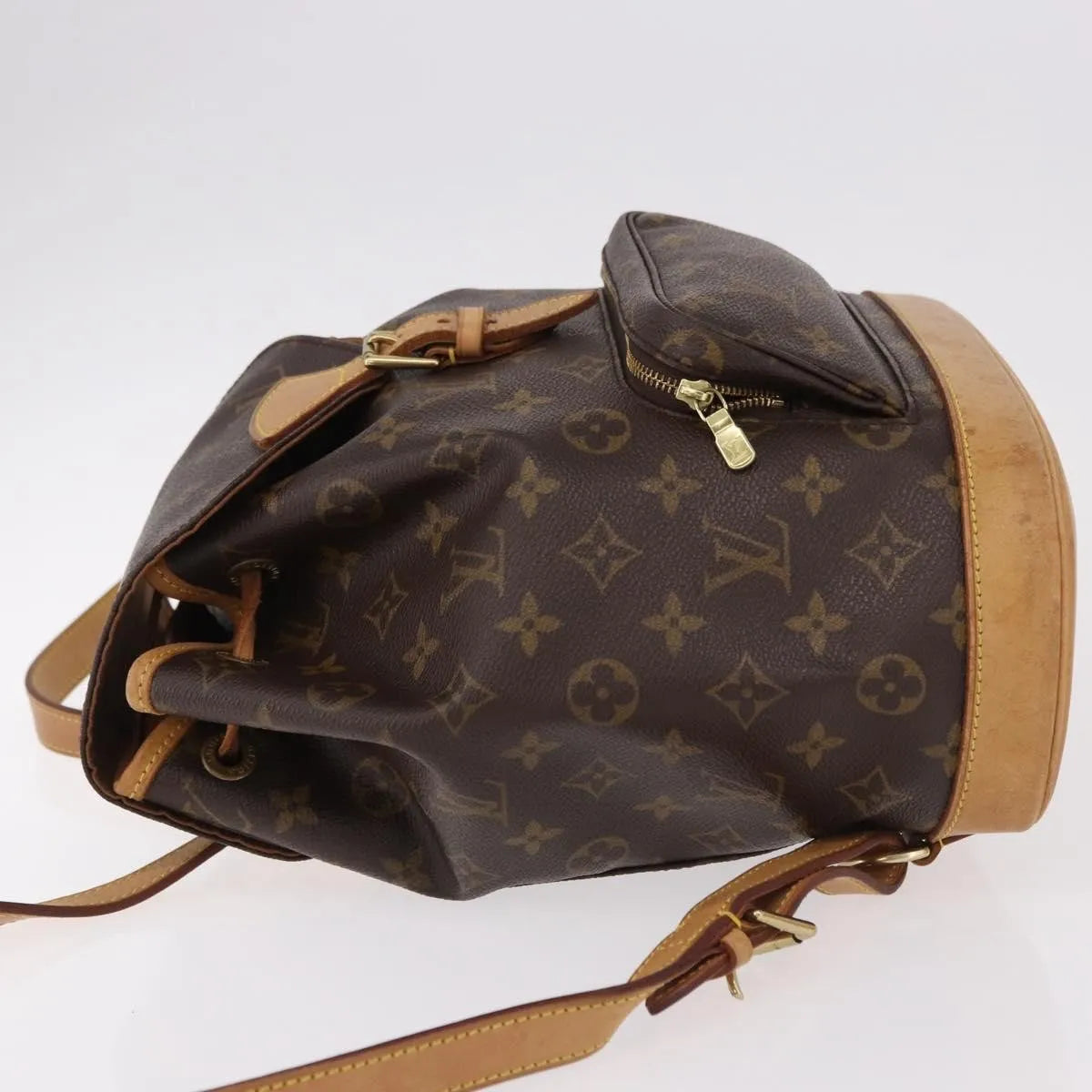 Louis Vuitton Montsouris Monogram Brown Canvas Backpack Bag (Pre-Owned)