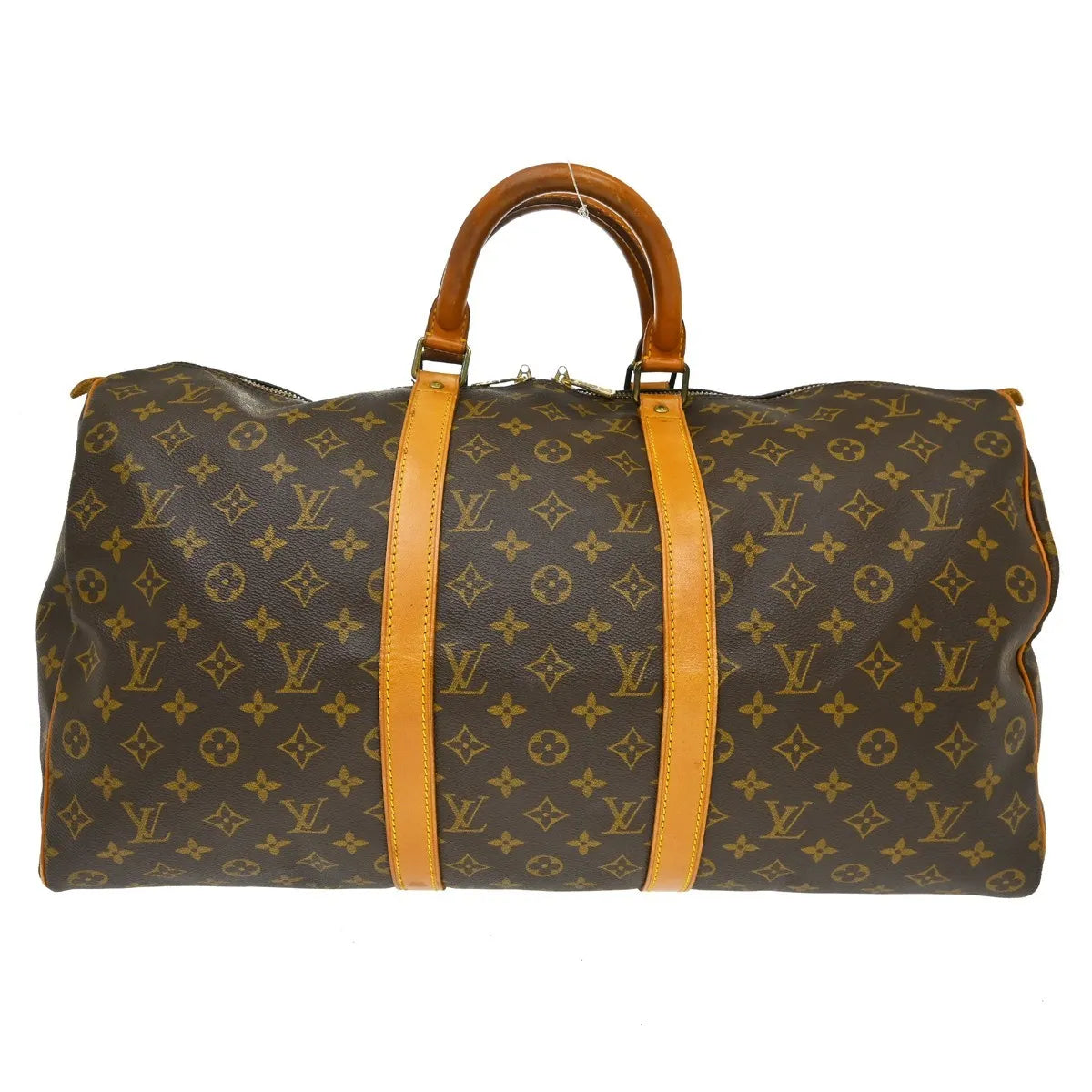 Louis Vuitton Keepall Monogram Canvas Brown Canvas Travel Bag Bag (Pre-Owned)