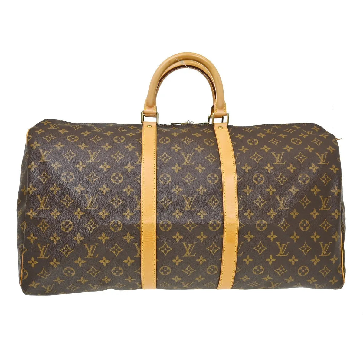 Louis Vuitton Keepall Monogram Canvas Brown Canvas Travel Bag Bag (Pre-Owned)