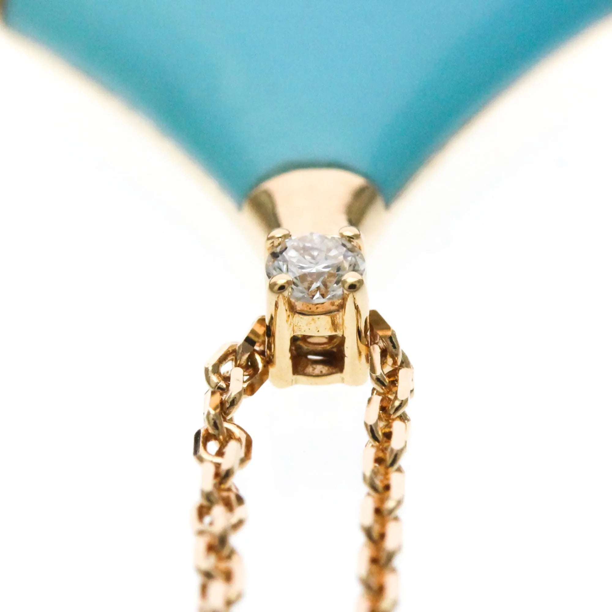 Bvlgari Divas' Dream Pendant 18K Rose Gold With Coral And Diamond Gold Pink_Gold Necklace Jewelry (Pre-Owned)