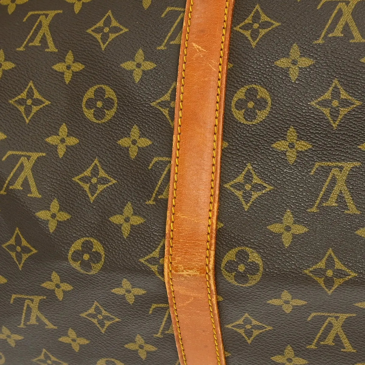Louis Vuitton Keepall Monogram Canvas Brown Canvas Travel Bag Bag (Pre-Owned)