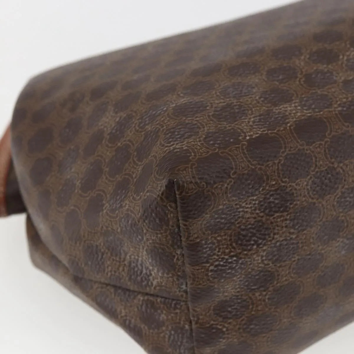 Celine Macadam Pochette Canvas Brown Canvas Clutche & Pouche Bag (Pre-Owned)