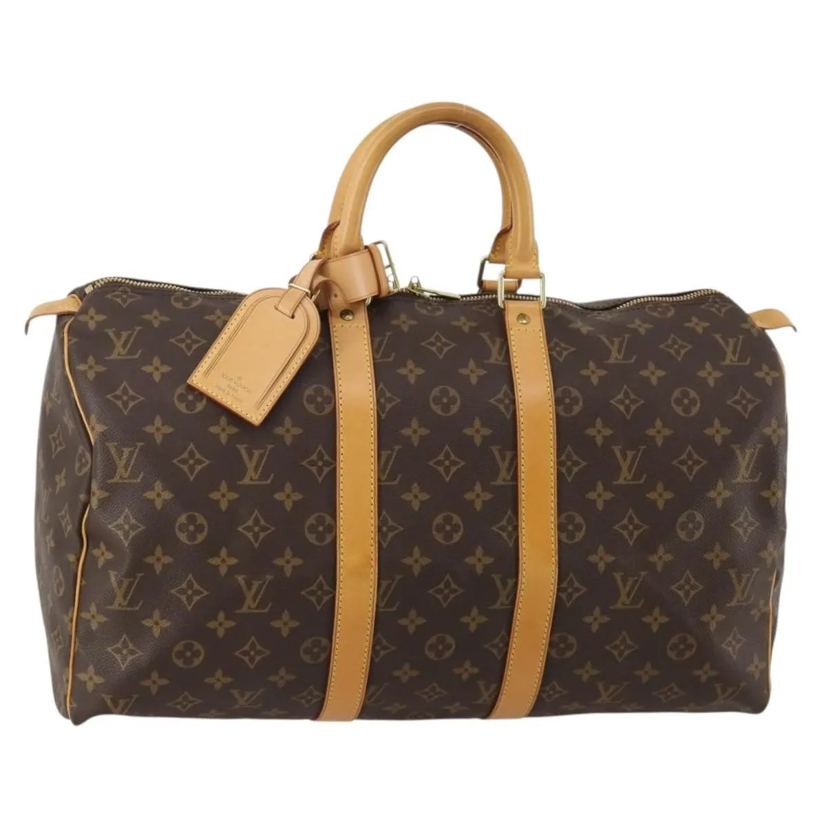 Louis Vuitton Keepall Monogram Canvas Brown Canvas Travel Bag Bag (Pre-Owned)
