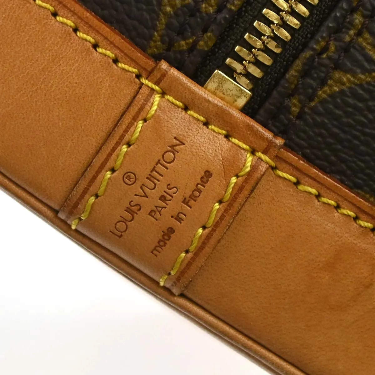 Louis Vuitton Alma Monogram Canvas Brown Canvas Handbag (Pre-Owned)
